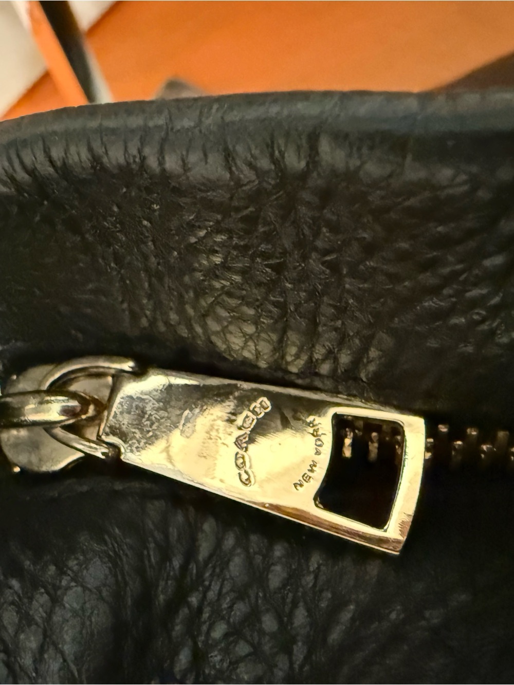 Coach Isabelle Black Pebbled Leather Hobo Bag - Picture 11 of 16